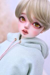 Art hand Auction Chino syoko｡:･.｡☆ SWITCH CHACHA Makeup Custom Head Rosy White Skin 60cm Size, doll, Character Doll, Super Dollfie, Main unit