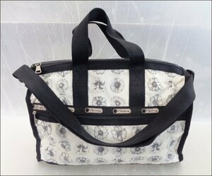 Bana8◆LESPORTSAC/レスポートサック 花柄 ボストンバッグ ショルダー可