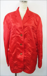 Bana8・衣類◆PaulSmith ポールスミス ナイロン レディース ジャケット 赤 40サイズ