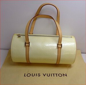 Bana8◆美品◆LOUIS VUITTON/ヴィトン モノグラムヴェルニ ヘッドフォード M91331 ペルル 筒型 ハンドバッグ