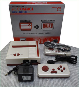 Bana8◆程度良◆エフシーコンパクト/FC COMPACT 88タイトル オリジナルゲーム内蔵 ファミコン互換機