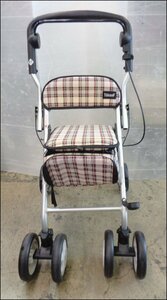 Bana8*KOWA/. мир TacaoF коляска для пожилых проверка бежевый складной ходьба машина 