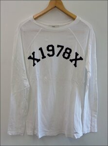 Bana8・衣類◆DIESEL/ディーゼル 長袖 シャツ ロンT X1978X 綿 白 M