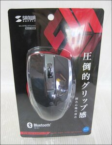 Bana8◆未使用◆静音BluetoothブルーLEDマウス ブラック MA-BTBL167BK