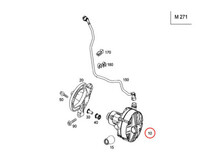 ベンツ W204 W207 W212 C180 C200 C250 E250 M271(直4)エアポンプ エアーポンプ セカンダリーポンプ 品番 0001406785_画像6