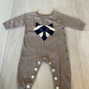 babyGap ベビーギャップ ニットロンパース 60cm 0-6m ロンパース カバーオール 長袖