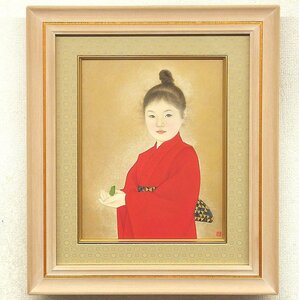 Art hand Auction [GLC] इकुयो यासुदा मेंढक और लड़की जापानी पेंटिंग 6-गो स्टिकर, स्वतंत्र, कई डिपार्टमेंट स्टोर एकल प्रदर्शनियाँ, उत्कृष्ट आइटम!, चित्रकारी, जापानी चित्रकला, व्यक्ति, बोधिसत्त्व