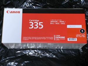 Canon キヤノン 純正トナー トナーカートリッジ335 ブラック 新品未使用未開封品