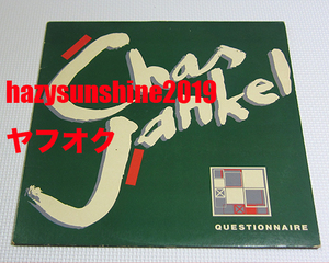 チャス・ジャンケル CHAS JANKEL 12INCH LP QUESTIONNAIRE CHAZ JANKEL GLAD TO KNOW YOU チャズ・ジャンケル