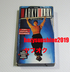  marquee * Mark MARKY MARK VHS VIDEO video WORKOUT Work out DONNIE WALBERG NEW KIDS ON THE BLOCK