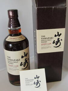 山崎シェリーカスク　THE YAMAZAKI SINGLE MALT WISKY　SHERRY CASK NON-CHILL FILTERED