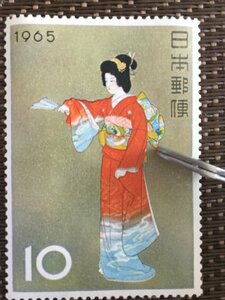 ■■コレクション出品■■【切手趣味週間】１９６５年　序の舞 　額面１０円