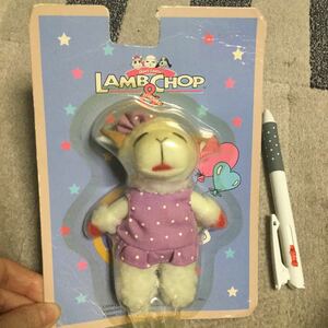 レア LAMB&CHOP ラムチョップ ドールキーチェーン ワンピース 羊 ぬいぐるみ キーホルダー 海外キャラクター レトロ ビンテージ