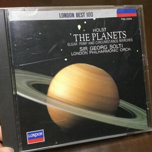 HOLST THE PLANETS Elgar pomp and clrcumstance marches sir georg Solti Robson philharmonic orch CD 洋楽 激安 クラッシック