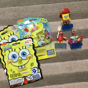 新品 メガブロック スポンジボブ まとめてspongebob mega bloks 海賊 カーニ フィギュア 人形 海外キャラクター ブロック レア figure doll