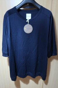 Re made in Tokyo　Viscose knit wide　Ｔシャツ　XLサイズ　ネイビー　未使用品