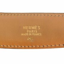 良品 HERMES エルメス コンスタンス Hベルト ポロサス クロコダイル レザー ゴールドバックル ベルト 46461_画像6