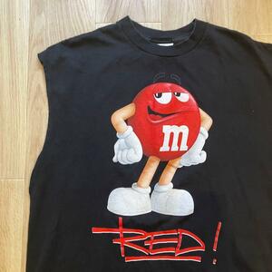 m&ms　ノースリーブシャツタンクトップアメリカ古着