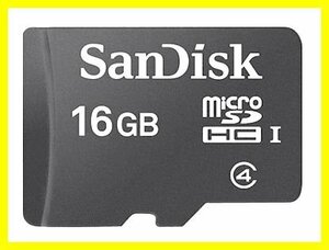 新品 SanDisk 高速転送 UHS-I microSDHCカード 16GB