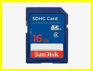 新品 SanDisk 高速転送 UHS-I SDHCカード 16GB