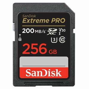 新品 SanDisk 高速転送 SDXCカード 256GB 200MB/s SpeedClass10