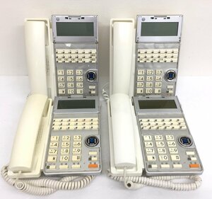 サクサ ビジネスフォン TD615(W) 18ボタン 電話機　4台セット