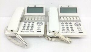 サクサ ビジネスフォン TD810(W) 18ボタン 電話機　2台セット