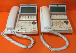 サクサ ビジネスフォン TD610(W) 18ボタン 2台 電話機