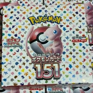 ポケモンカード151 シュリンク無し18ボックス