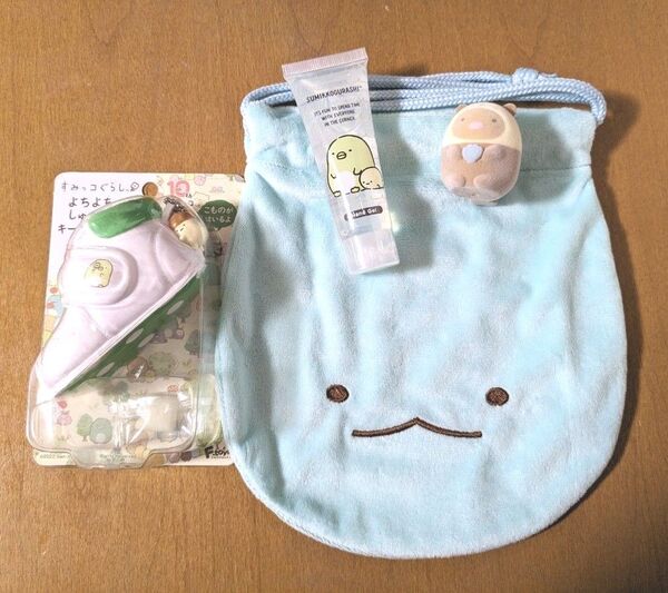 すみっコぐらし フェイス巾着セット①