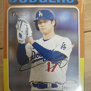 大谷翔平 Topps Heritage 2024 Dodgers Shohei Ohtani ドジャース の画像1