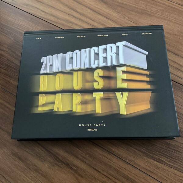 廃盤2枚組DVD 2PM HOUSE PARTY IN SEOUL DVD フォトブック　