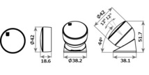パイオニア カロッツエリア ハイレゾ対応 2.9cm チューンアップトゥイーター TS-T440II （2本1組）_画像4