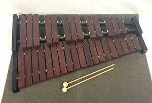 *YAMAHA Yamaha xylophone percussion instruments desk xylophone TX-6 32 sound mallet attaching *