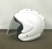 ●Arai アライ SZ-ram3 ホワイト サイズ57-58㎝ WHITE ジェットヘルメット●_画像4