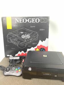 ●希少 SNK NEOGEO CD ネオジオCD ゲーム機 本体 コントローラー アダプター フロントリーディング●