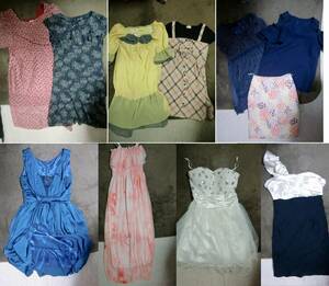  One-piece dress costume etc. set sale M,L, free size 12 point 