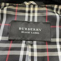 美シルエット◎バーバリーブラックレーベル BURBERRY ノバチェック とろとろラムレザー シングル ライダースジャケット 羊革 ブラック M_画像7