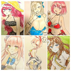 Art hand Auction [Doujinshi hand-drawn illustration] Copic order [Simple request], Comics, Anime Goods, Hand-drawn illustration