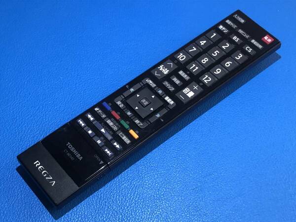 送料無料 中古 TOSHIBA 東芝 テレビ リモコン CT-90340 除菌 清掃済 安心の保証有 (管理No 13-198)