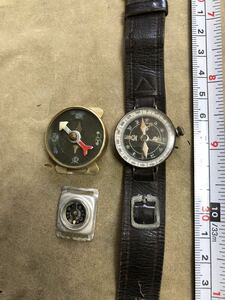 戦前戦中の腕時計用コンパスです　3個セット　軍用腕時計