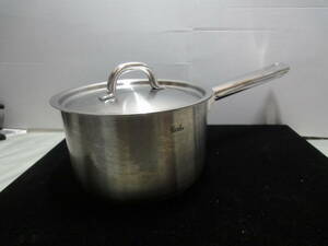 【フィスラー 片手鍋 Fissler Germany 16cm Stainless 18-10 Induction 4812】