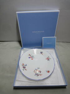 【ウエッジウッド Wedgwood ENGLAND 40000768 TAFFETA FLOWERS タフェットフラワープレート 20CM】未使用品