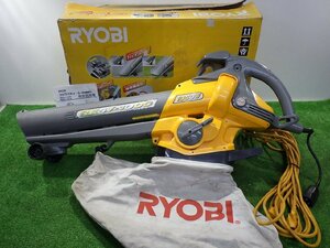 動作確認済 リョービ RYOBI ブロワバキューム RESV-1000 粉砕機能付 ガーデニング 庭 掃除 送風 集じん 吹きよせ 中古品 240108