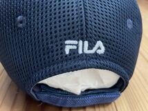 送料込み！FILA メッシュキャップ 青 ブルー ITALIA フィラ CAP GOLF ゴルフウェア スポーツ 帽子 キャップ CAP イタリア_画像3
