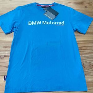 送料込み！BMW MOTORRAD 半袖Tシャツ 青 ブルー Sサイズ 新品未使用 タグ付き ビーエムダブリュー モトラッド 