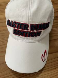 送料込み！MASTER BUNNY EDITION ゴルフキャップ メッシュキャップ 白 ホワイト マスターバニー GOLF ゴルフウェア 帽子 キャップ 