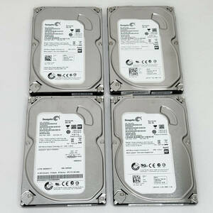 HDD 3.5インチ スリムタイプ 500GB 4基セット 内蔵ハードディスク SEAGATE シーゲート ST500DM002 動作OK データ消去済み チェック済み