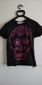  The  key car lif T-shirt Beams BEAMS skull skeleton 