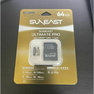 【新品未使用】SUNEAST microSDXCカード 64GB